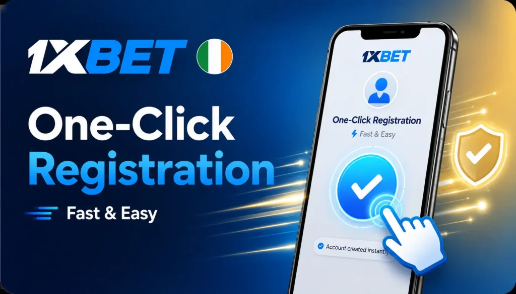 1xbet register one click